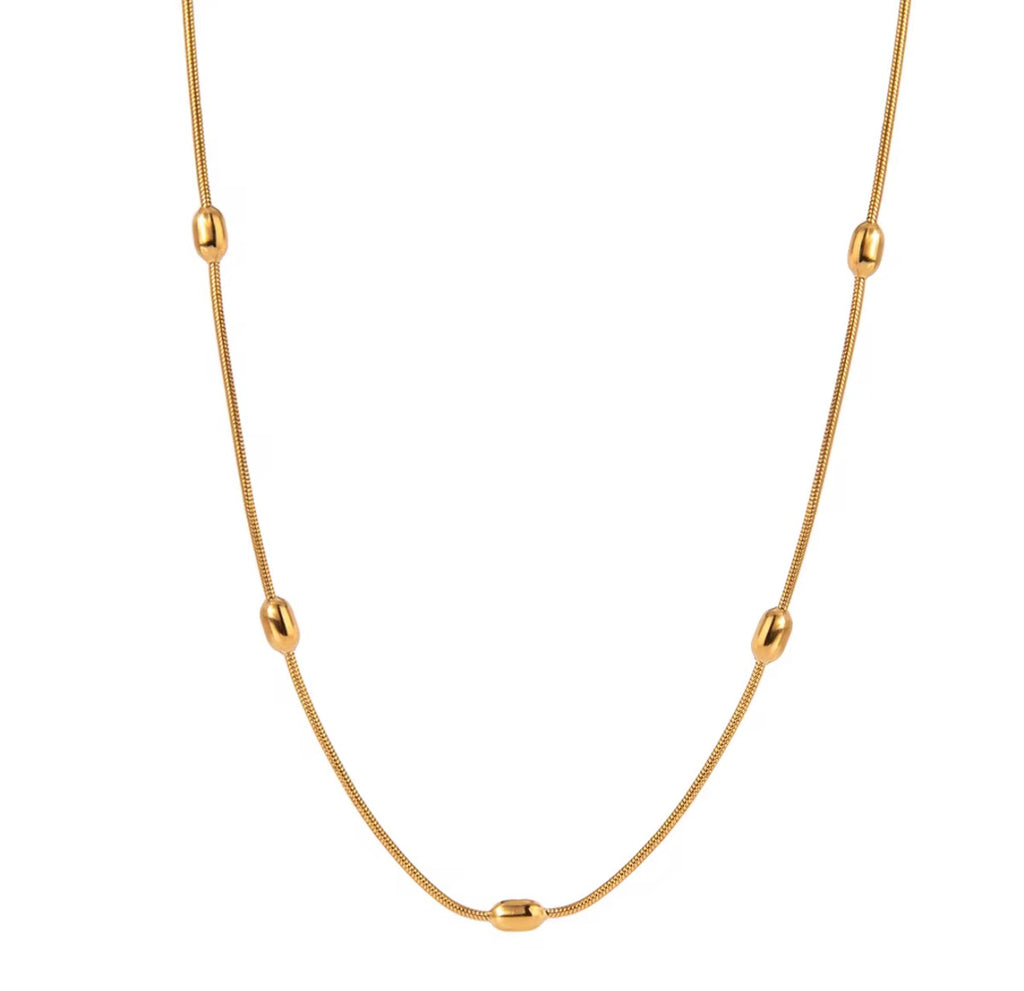 Luxe Beaded Snake Chain