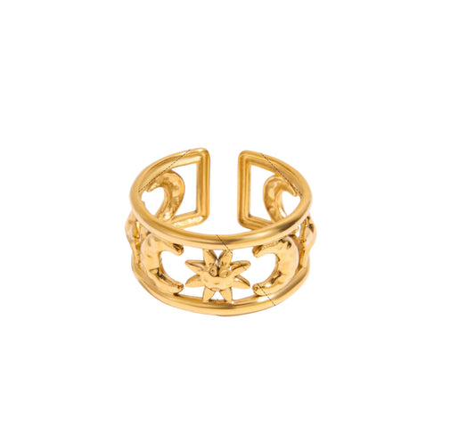 Celeste Gold Band