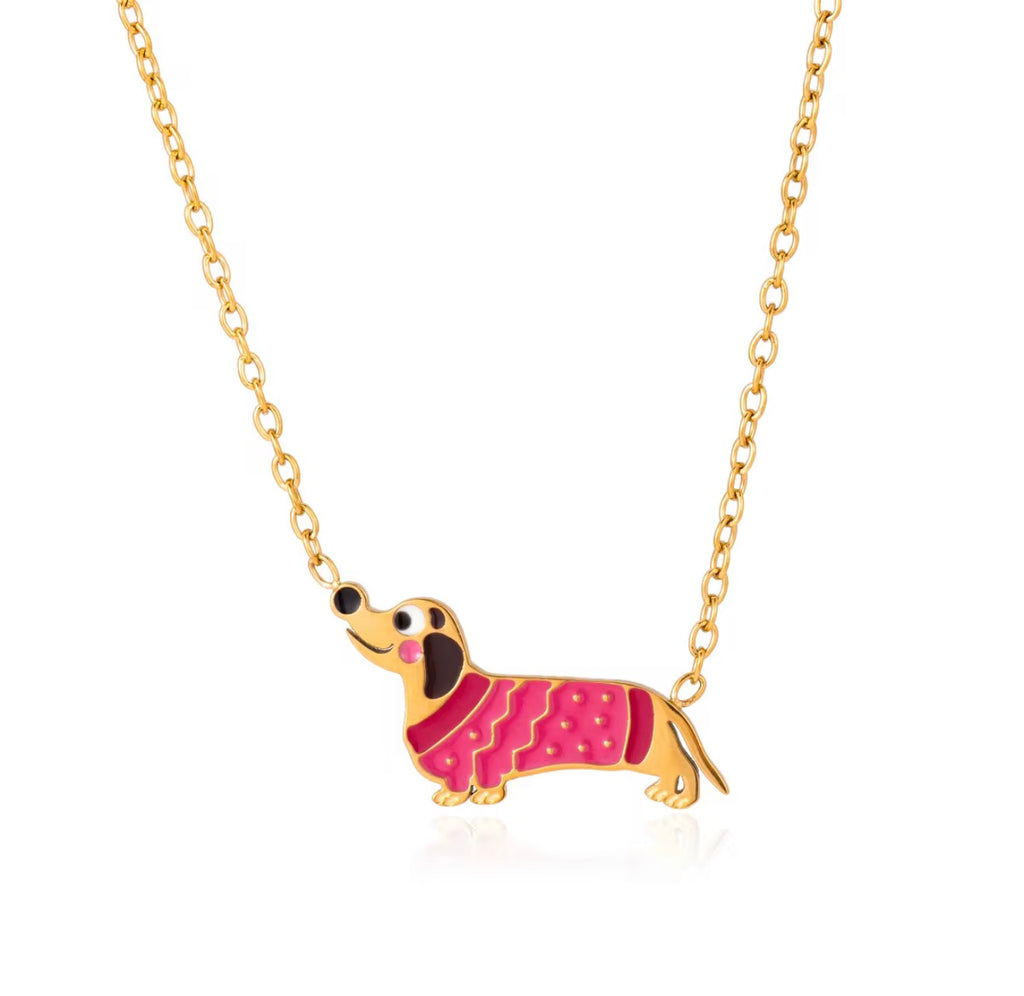 Little Wiener Pendant Necklace