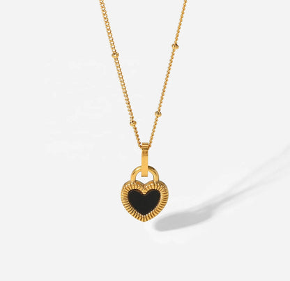 Two Faced Heart Necklace