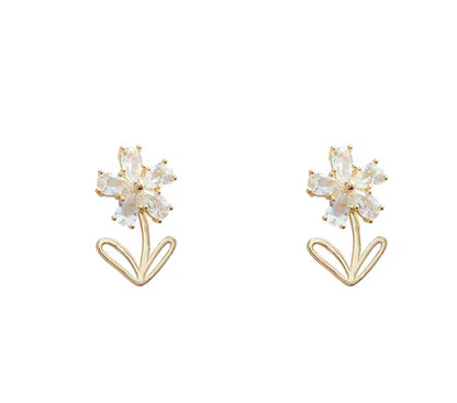 White Flower Studs