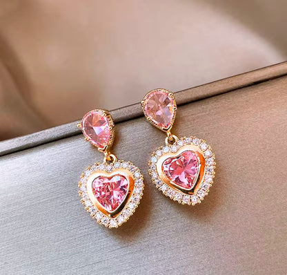 Vintage Heart Drop