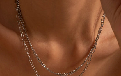 Duo Silver Necklace