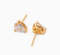 Teardrop Stone Studs