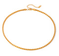 Gold Twine Chain Necklace