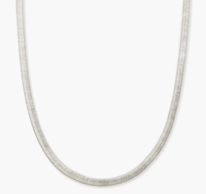 Silver Herringbone Chain Silver