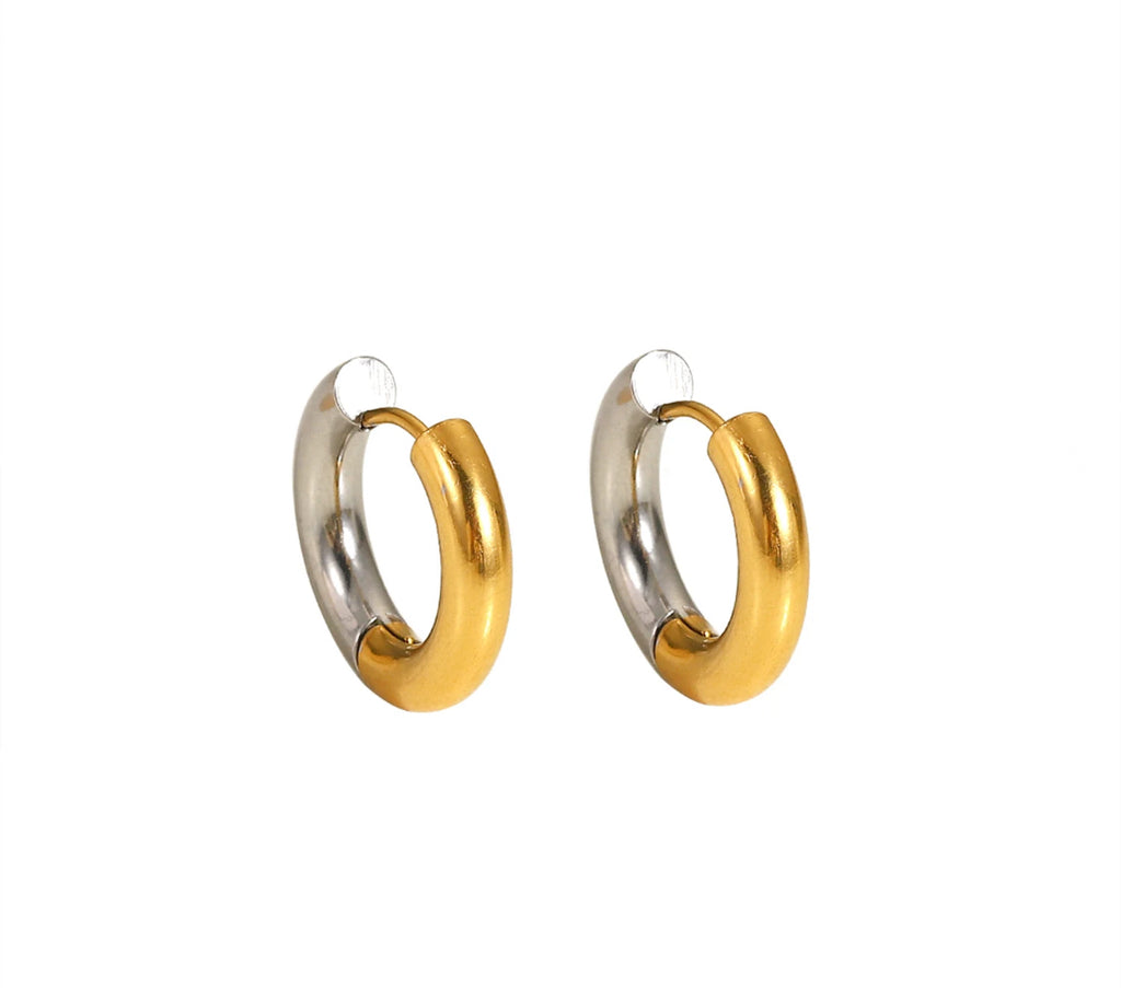 Mixed Metal Infinity Huggies