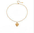Baroque Style Heart Pendant