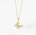 Stoned Butterfly Pendant