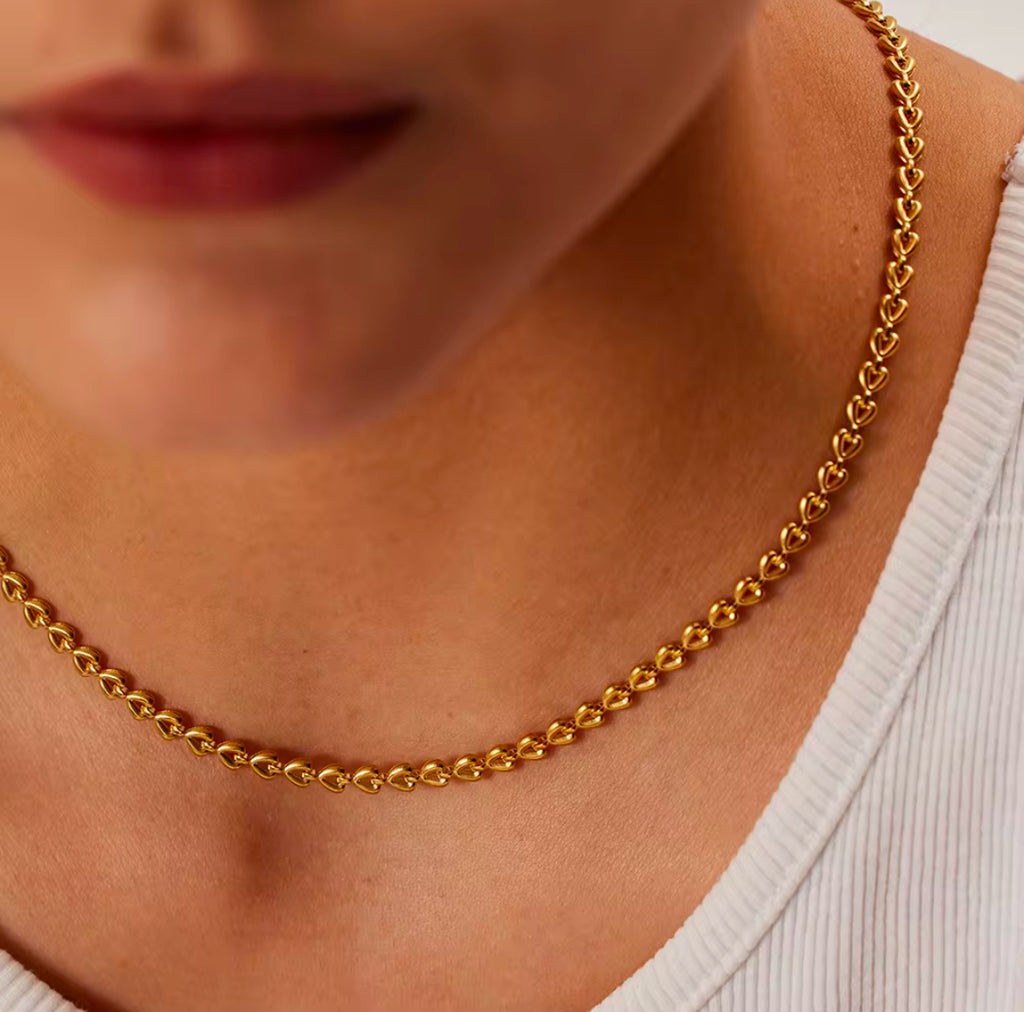 Heart Link Necklace