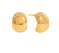 Gold Wide C Hoops