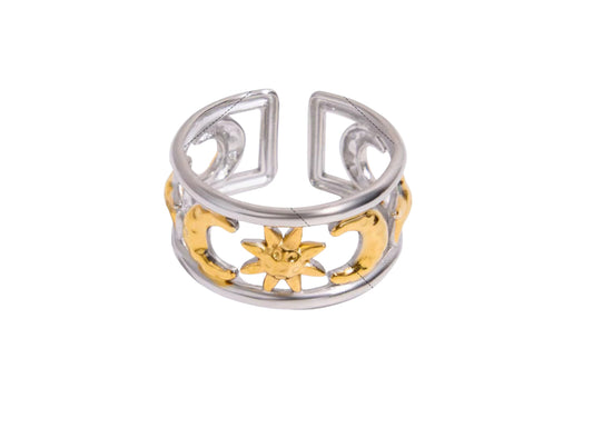Mixed Metal Celeste Band