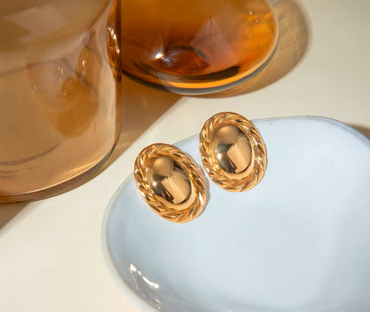 Rope Trimmed Shield Studs