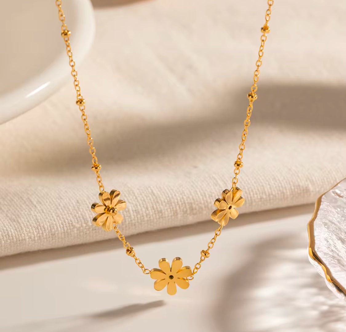 Golden Floral Chain