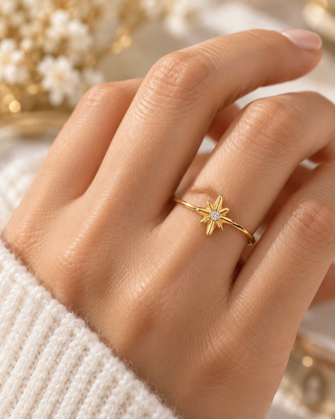Starlight Gold Ring