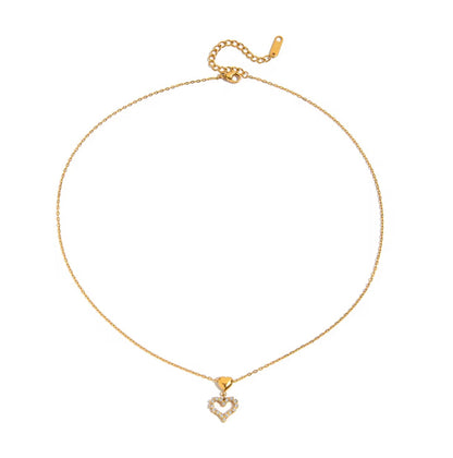 Dainty Two Hearts Pendant