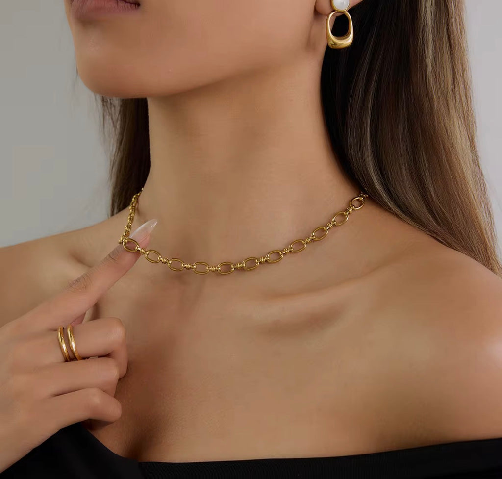 Two Link Gold Chain
