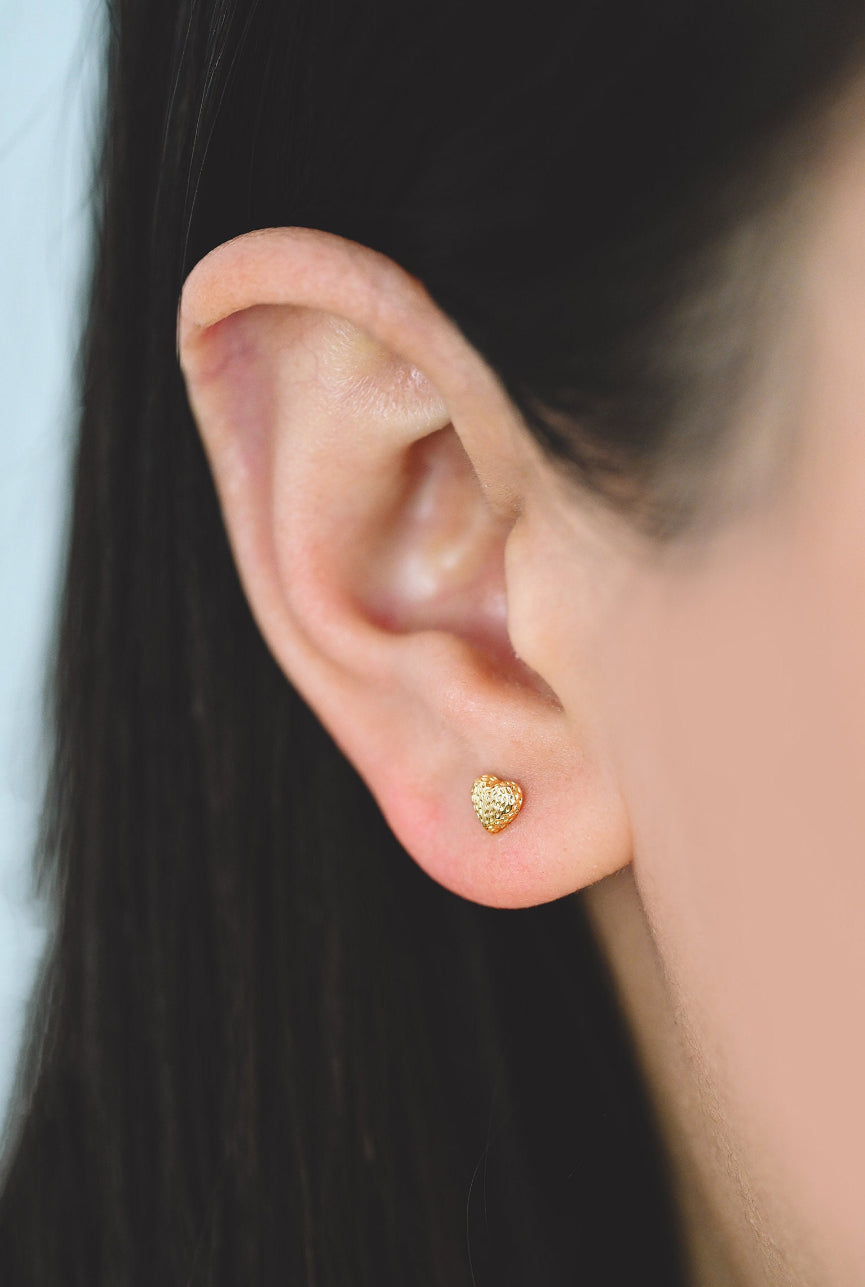 Tiny Hearts Studs