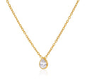 Gold Tear Drop Pendant