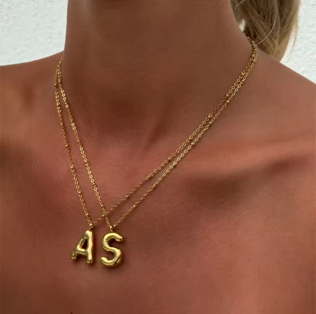 Gold Initial Necklace