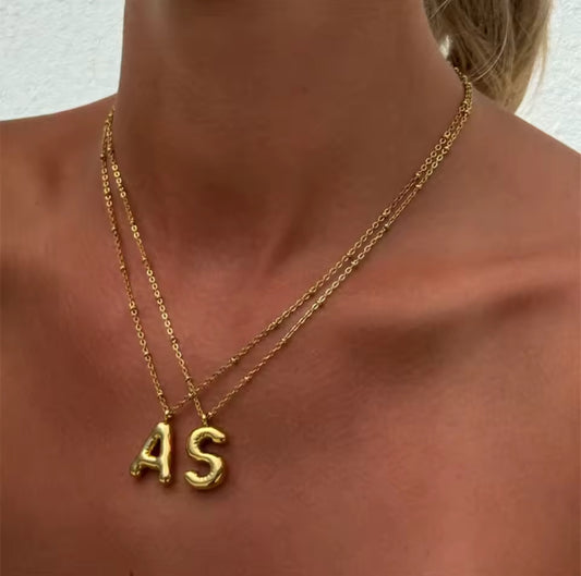 Gold Initial Necklace