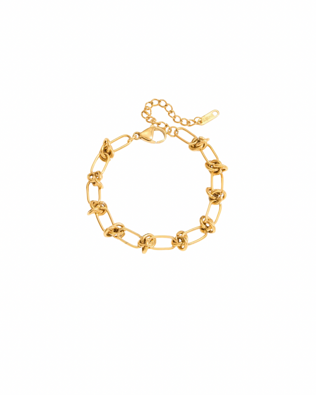 Barbed Wire Gold Bracelet