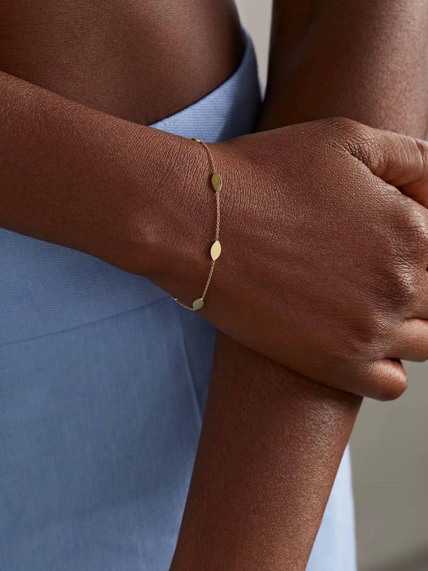 Marquise Gold Bracelet