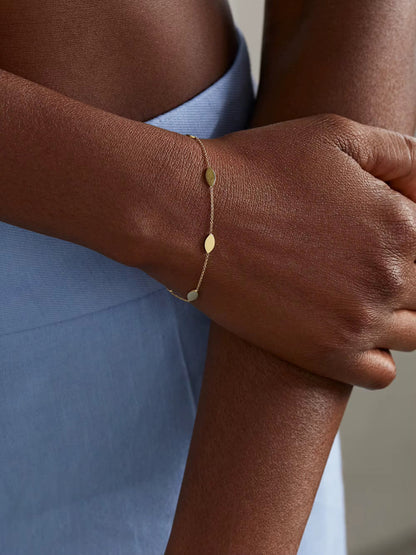 Marquise Gold Bracelet