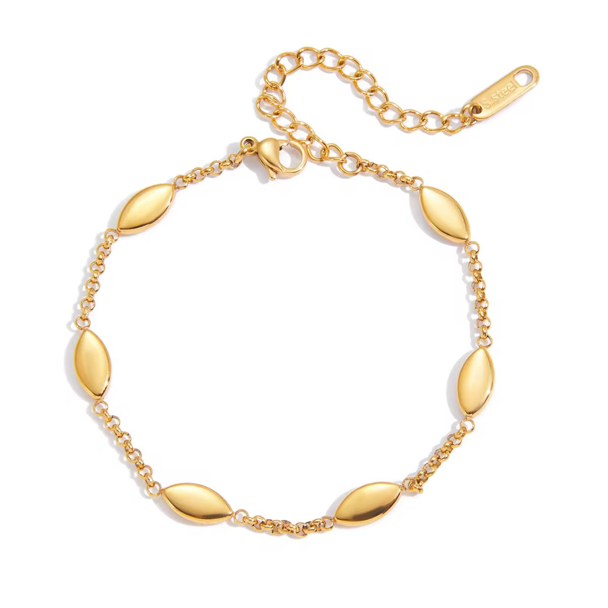Marquise Gold Bracelet