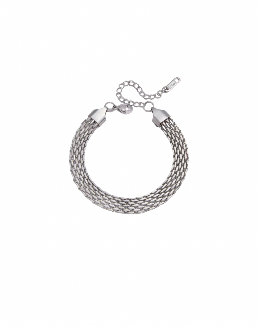 Wide Woven Bracelet