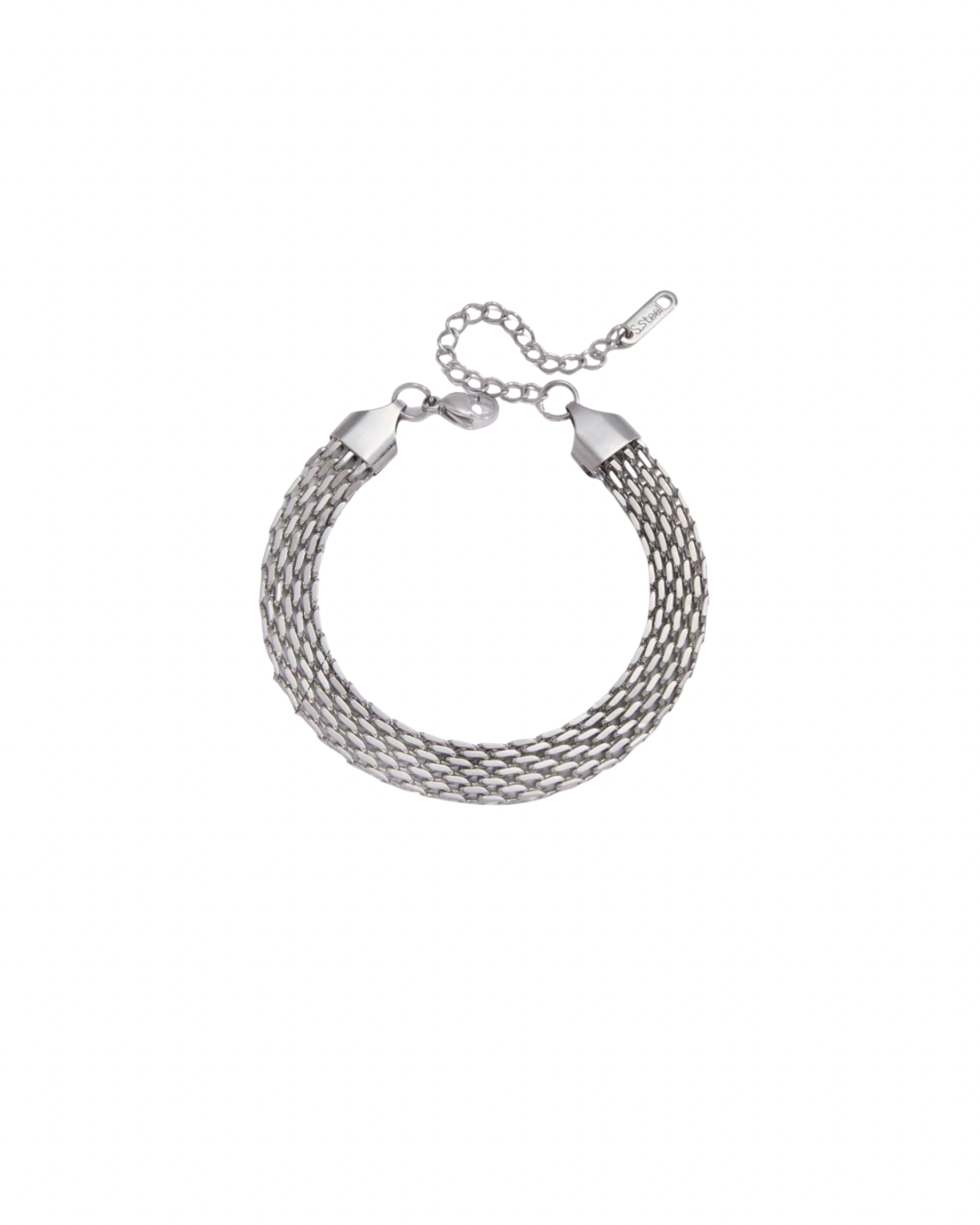 Wide Woven Bracelet