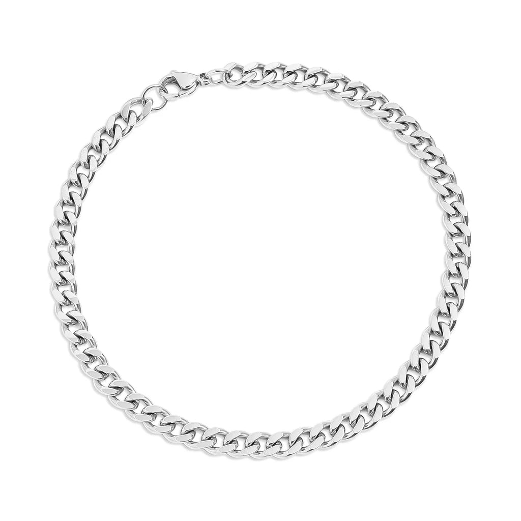 DADDY Men’s Silver Curb Chain