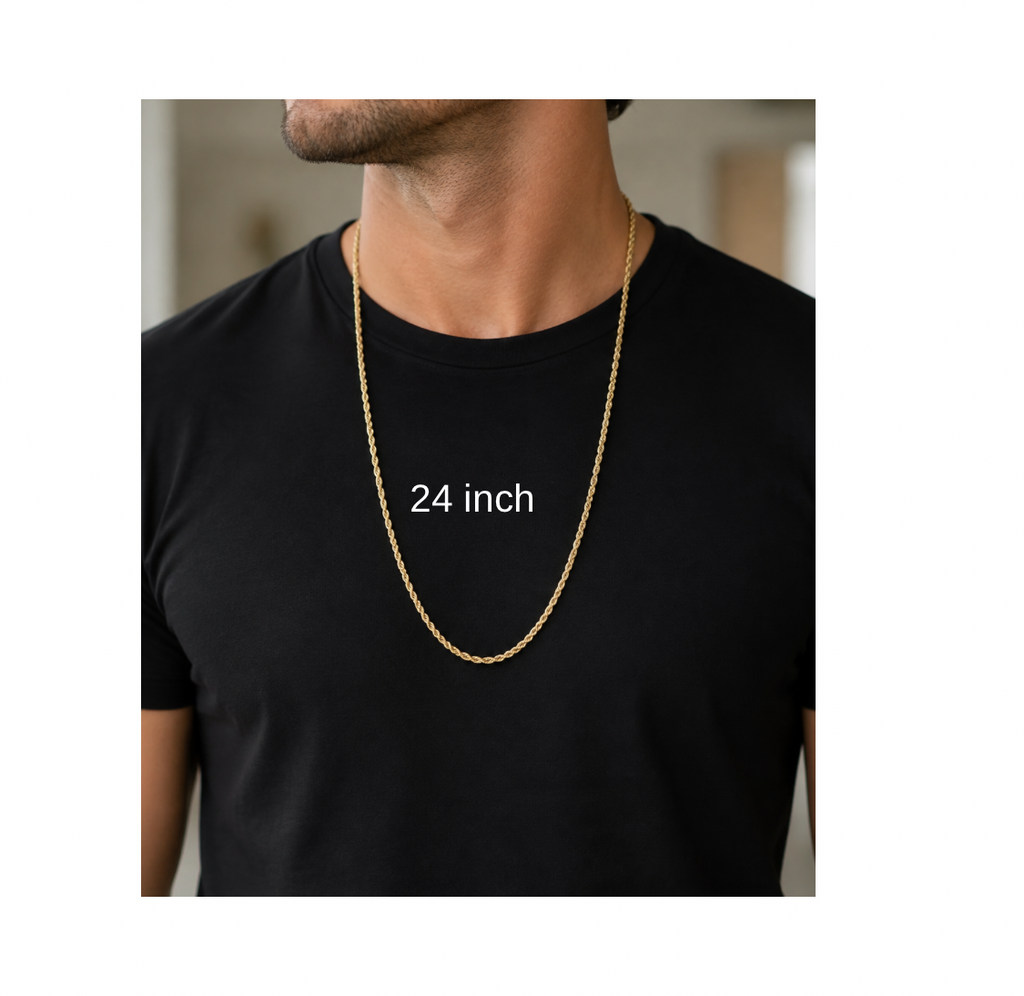 DADDY Men’s Gold Rope Chain