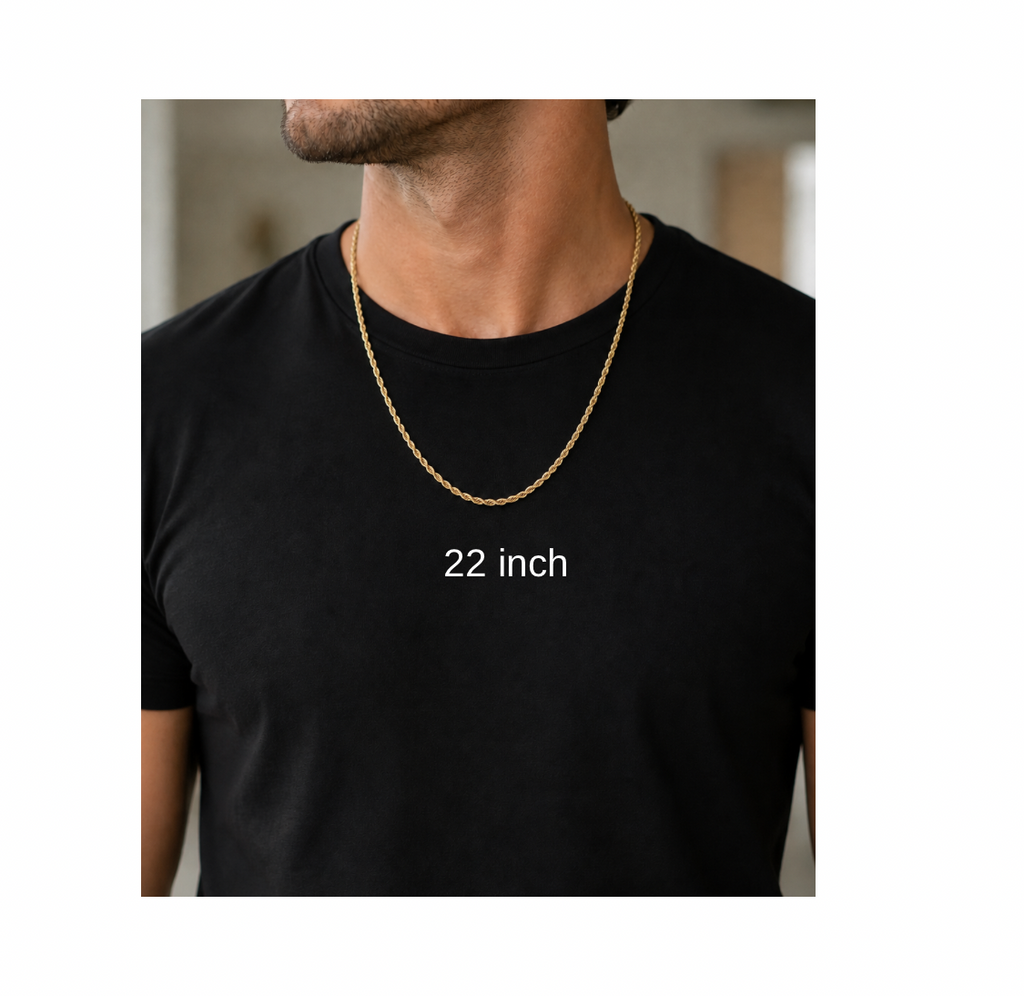 DADDY Men’s Gold Rope Chain