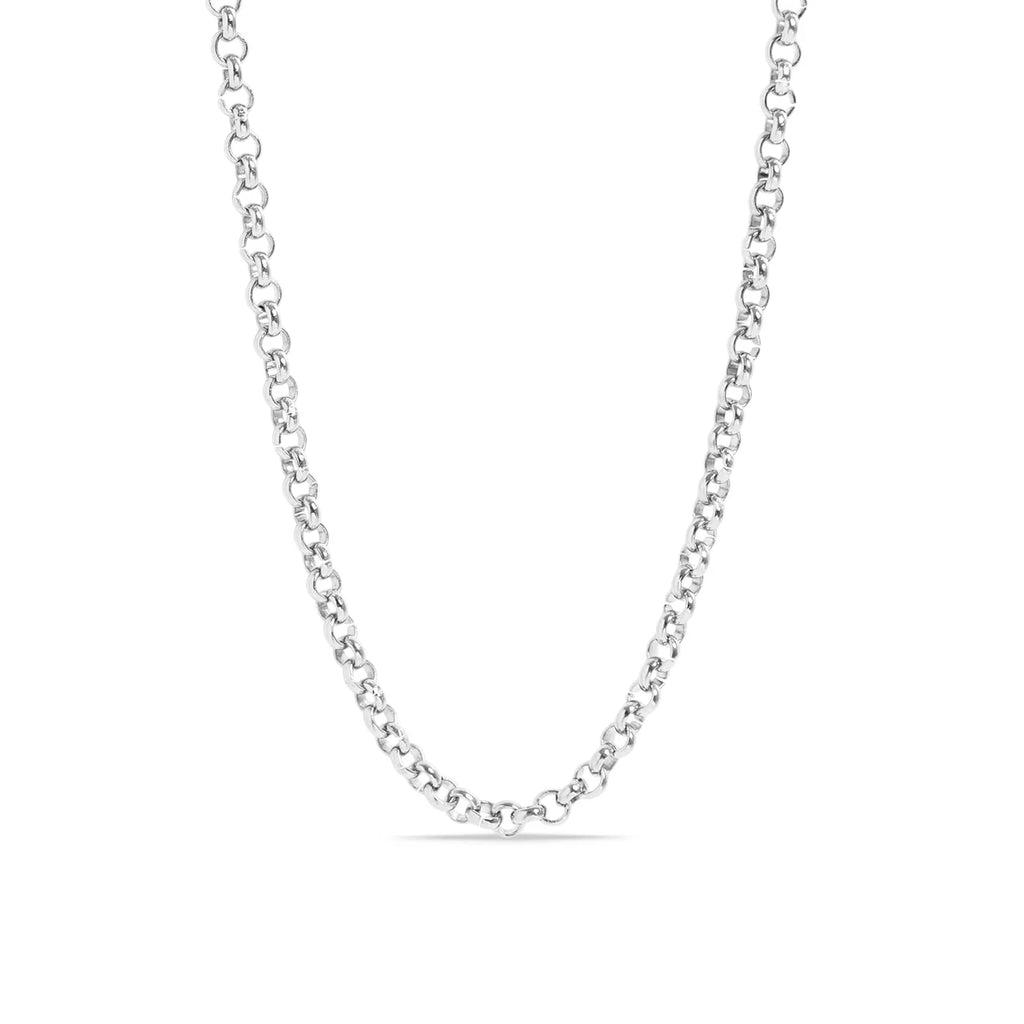 DADDY Men’s Rolo Silver Chain