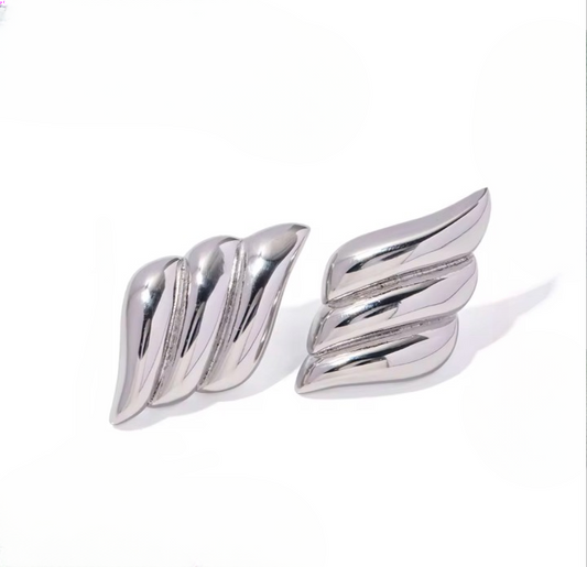 Silver Wing Studs