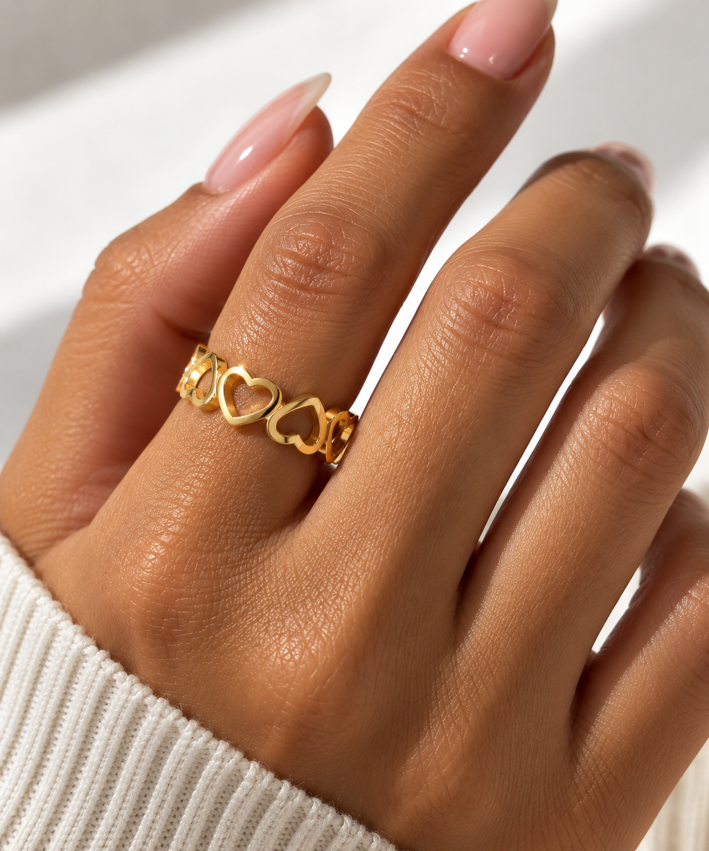 Hollow Hearts Ring