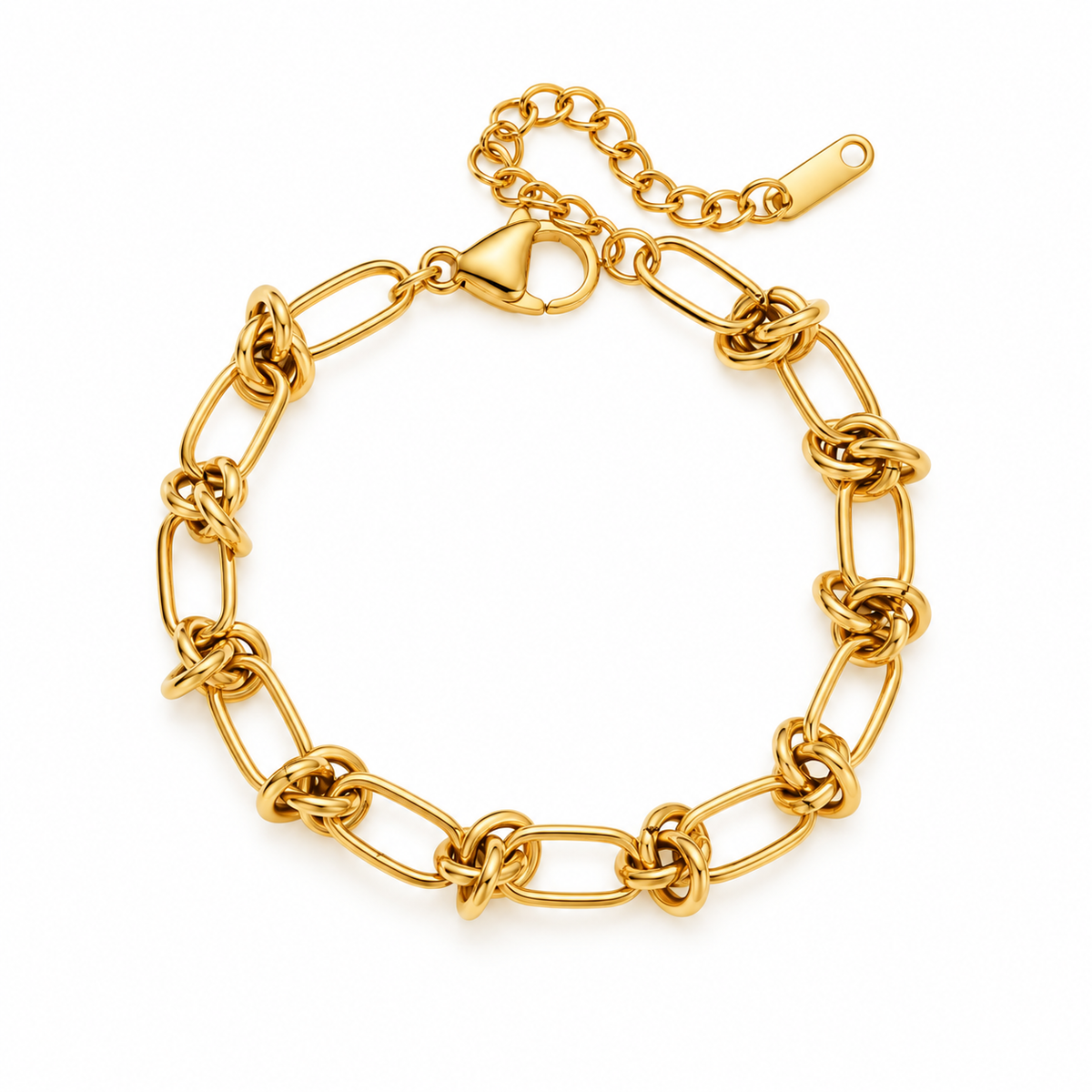 Barbed Wire Gold Bracelet