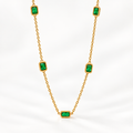 Emerald Charmed Necklace