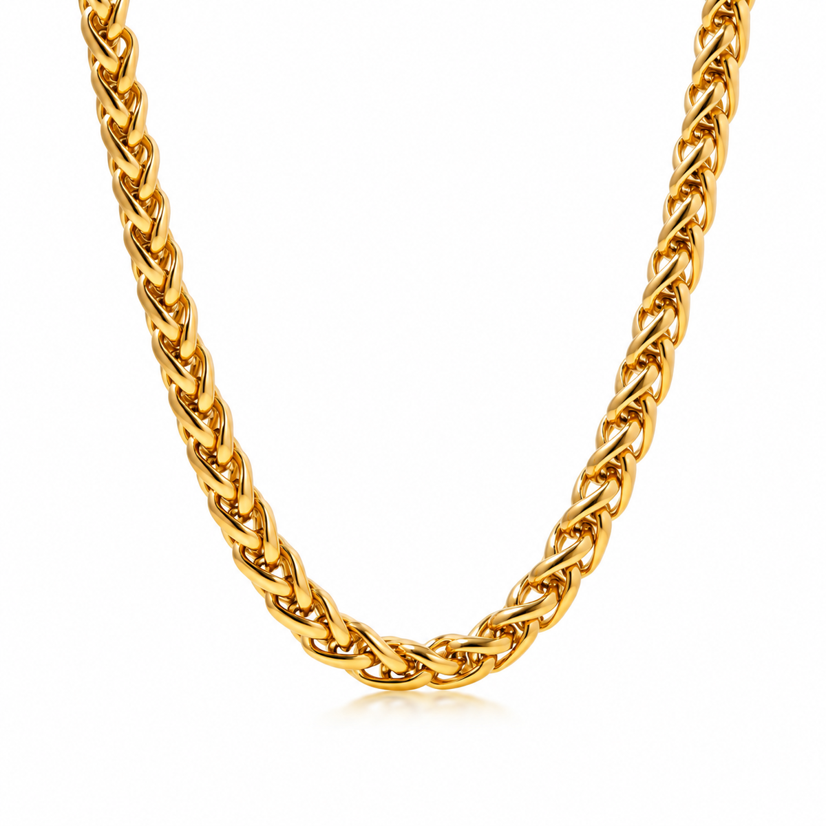 Large Braided Gold Chain