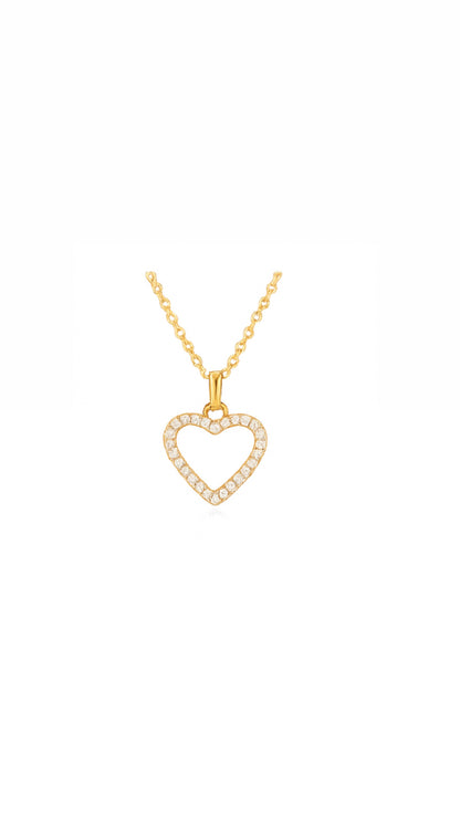 Hollow Bling Heart