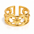 Celeste Gold Band Ring