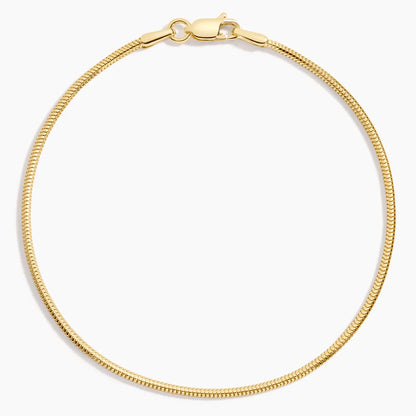 Dainty Gold Snake Bracelet