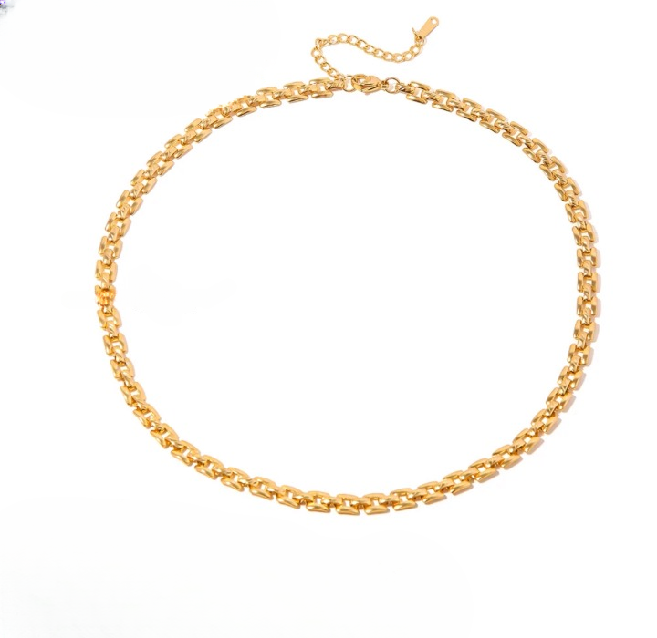 Square Link Gold Chain