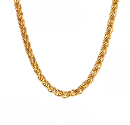 Large Braided Gold Chain