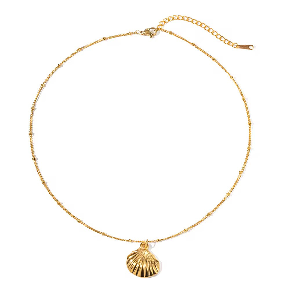 Ariel Shell Gold Pendant