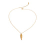 Golden Fish Pendant Necklace