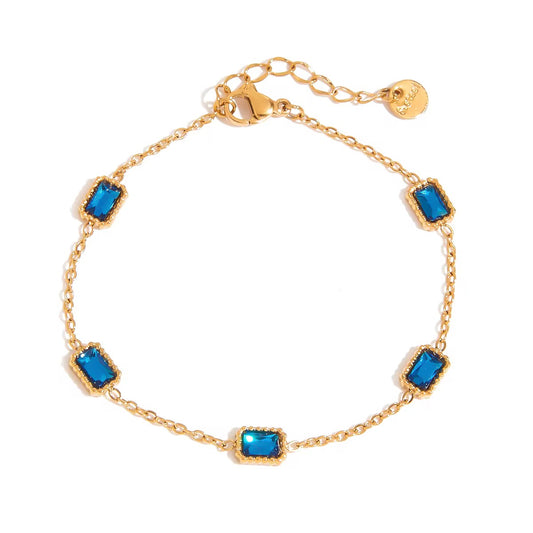 Crown Blue Bracelet