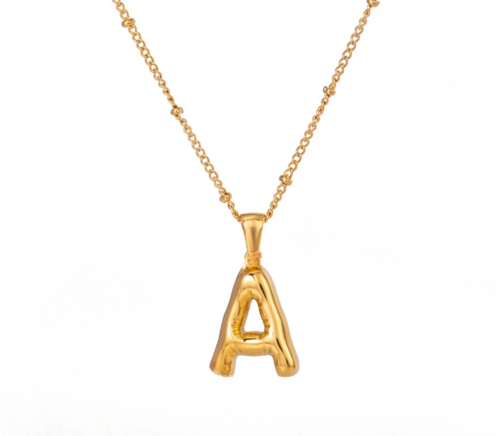 Gold Initial Necklace