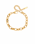 Flat Round Gold Bracelet